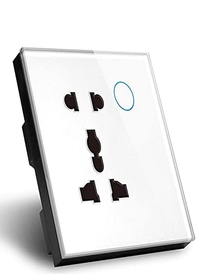 Protium WiFi Smart Wall Socket Compatible with Alexa, Google Home, and Smart Life App (5 Hole, Type D, White) - Image 1